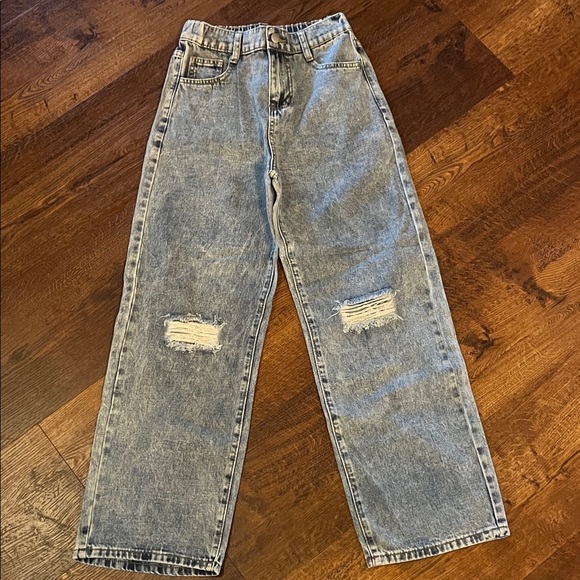 Denim - BAGGY Blue Distressed women’s Jeans